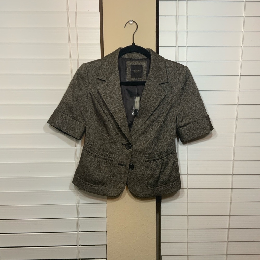 The Limited Charcoal Blazer